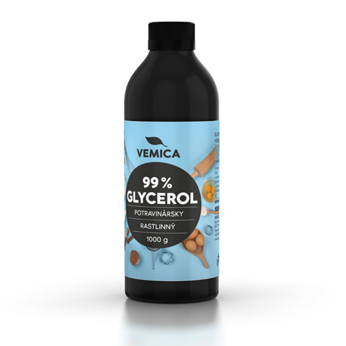 Glycerol 99% -potravinársky, rastlinný /1000g