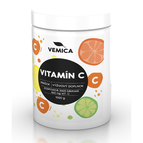 Kyselina L  askorbová 1 kg v prášku (Vitamín C) dóza