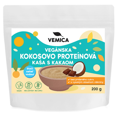 Kokosovo proteinová kaša + kakao /200g