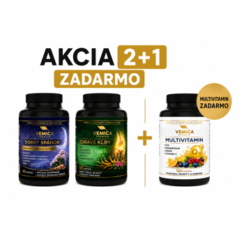 VEMICA Dobrý spánok + Zdravé kĺby + Multivitamín zdarma
